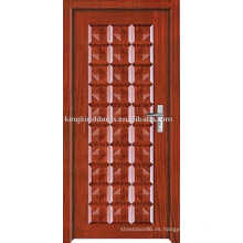 Nueva pintura Interior puerta de madera sólida (JKD-207) con diseño Simple y precio competitivo